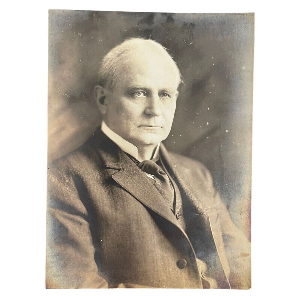 Champ Clark Sepia Portrait Photograph Harris Ewing Washington DC Speaker House